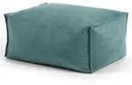 Mokebo Pouf, Blau, Textil, 60x25x45 cm, Oeko-Tex&reg;, Wohnzimmer, Hocker, Poufs
