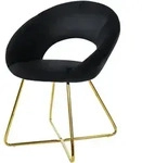 Ml-Design Esszimmerstuhl, Schwarz, Metall, 1-Sitzer, 53x77x64 cm, Esszimmer,...