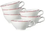 Ritzenhoff Breker Teetassen, Rot, Keramik, Rund, Kaffee & Tee, Tassen, Teetassen