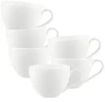 Villeroy & Boch Kaffeetassen, Wei&szlig;, Keramik, 0.15 L, Kaffee & Tee, Tassen,