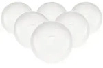 Villeroy & Boch Kaffee-/Teeuntertassen, Wei&szlig;, Keramik, Rund, Kaffee & Tee, Tassen,