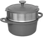 5five Simply Smart Dampfgarbeh&auml;lter, Grau, Metall, Kochen, T&ouml;pfe, Diverse