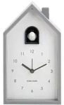 Karlsson Wecker Modern Cuckoo, Hellgrau, Kunststoff, 12x20x6 cm, Weckfunktion,