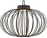 Pendel-/Tischleuchte, Schwarz, Metall, 46x37x46 cm, Lampen & Leuchten,