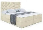 Altdecor Boxbett, Beige, Holzwerkstoff, H&ouml;he ca. 19 cm, 200x200 cm,...