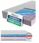 AM Qualit&auml;tsmatratzen Gelmatratze, Wei&szlig;, Textil, Uni, H2, F&uuml;llung:...