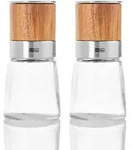 AdHoc Salz- Aksia, Holz, Glas, Akazie, 13.5 cm, Tischkultur & Servieren,