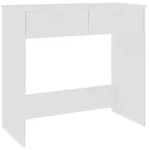 vidaXL Schreibtisch, Wei&szlig;, Holz, 40x75x80 cm, Arbeitszimmer, Schreibtische,