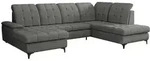 Mirjan24 Wohnlandschaft, Grau, Textil, 7-Sitzer, U-Form,Rechteckig, 330x105x212...