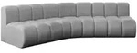 Altdecor Ecksofa, Hellgrau, Textil, 5-Sitzer, L-Form, 290x174 cm, Wohnzimmer,...