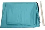 Proregal Schirmh&uuml;lle, T&uuml;rkis, Textil, 60x265x60 cm, Sonnen- & Sichtschutz,