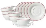 Ritzenhoff Breker Teetassen, Rot, Keramik, Rund, Kaffee & Tee, Tassen, Teetassen
