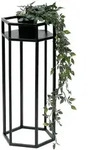 DanDiBo Blumenhocker, Schwarz, Metall, 23x50x20 cm, Wohnzimmer,...