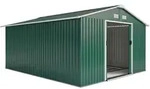 Outsunny Ger&auml;tehaus,, Dunkelgr&uuml;n, Metall, 340x200x386 cm, Aufbewahrung &