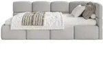 Selsey Jugendbett, Hellgrau, Kunststoff, 1-Sitzer, 120x200 cm, Kinder- &