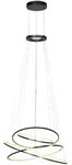 Neuhaus Pure Led-Pendelleuchte Pure, Grau, Metall, Kunststoff, rund,rund, F,