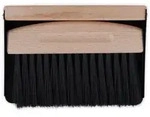 Relaxdays Tischkehrset, Schwarz, Metall, Holz, Kunststoff, 15.5x4x11 cm,