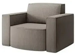 Fun M&ouml;bel Sessel, Grau, Textil, 98x74x89 cm, Wohnzimmer, Sessel, Polstersessel