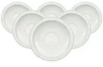 Villeroy & Boch Cappuccinountertassen, Wei&szlig;, Keramik, Kaffee & Tee, Tassen,