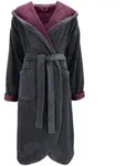 Vossen Bademantel, Grau, Textil, female, Badtextilien, Badem&auml;ntel