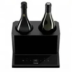 HKoenig Weink&uuml;hler, Schwarz, Metall, 25 cm, Essen & Trinken, Barausstattung