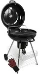 Deluke Kugelgrill, Schwarz, Metall, 58.7x86x63.5 cm, Grills & Outdoor-K&uuml;chen,