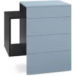 Vladon Nachttisch, Pastellblau, Holzwerkstoff, 60x63x36 cm, Schlafzimmer,...