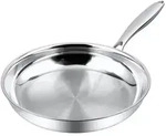 Muvell Bratpfanne, Silber, Metall, Kochen, Pfannen, Bratpfannen