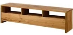 Massivmoebel24 Tv-Board, Natur, Holz, Echtholz,Wildeiche, 1 F&auml;cher, 3 Schubladen,