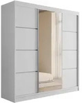 Altdecor Kleiderschrank, Wei&szlig;, Holzwerkstoff, 200x215x61 cm, Schlafzimmer,