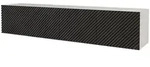 Altdecor Lowboard, Schwarz, Holzwerkstoff, Rechteckig, 200x40x40 cm, Wohnzimmer,