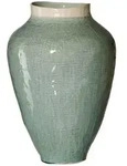 Ritzenhoff Breker Vase, Gr&uuml;n, Keramik, 41 cm, Dekoration, Vasen, Keramikvasen