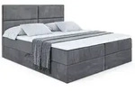 Altdecor Boxbett, Dunkelgrau, Holzwerkstoff, H&ouml;he ca. 21 cm, 180x200 cm,