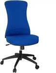 Mid.you Drehstuhl, Blau, Schwarz, Textil, Drehkreuz, 54x116x65 cm, Wippmechanik...