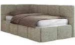 MKS Jugendbett, Grau, Textil, H2, 7-Zonen, Rechteckig, 90x200 cm, Oeko-Tex&reg;,...
