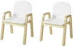 SoBuy Kinderstuhl, Wei&szlig;, Holzwerkstoff, Holz, 40x53x32 cm, Kinder- &...