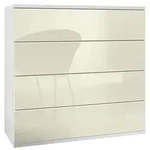 Vladon Kommode, Creme, Holzwerkstoff, 76x76x35 cm, Wohnzimmer, Kommoden &...