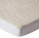Homescapes Fleece-Matratzentopper, Wei&szlig;, Textil, Rechteckig, 160x200 cm,...