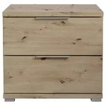 Boxxx Nachtschrank, Eiche Artisan, Kunststoff, 2 Schublade(n) Schubladen,...