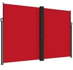 furnicato Seitenmarkise, Rot, Textil, Rechteckig, 1200x220x1200 cm, Sonnen- &