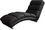 Mirjan24 Relaxliege, Schwarz, Holz, Rechteckig, 62x84x180 cm, Wohnzimmer,...