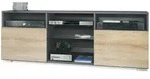 Vladon Lowboard, Eiche San Remo, Holzwerkstoff, 146x54x35 cm, Wohnzimmer,...