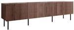 Mirjan24 Tv-Element, Braun, Metall, Holz Optik, Rechteckig,Rechteckig,...