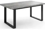 WFL Group Esstisch, Hellgrau, Metall, 10-Sitzer, Rechteckig,Rechteckig,...