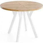 WFL Group Esstisch, Eiche Wotan, Holz, 14-Sitzer, Rund,Rund, 300x77x100 cm,