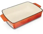 GSW Auflaufform Orange Shadow, Orange, Metall, 3.8 L, rechteckig, 23x6.8x39 cm, ISO