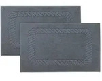 Zollner Badematte,, Grau, Textil, 50x70 cm, Oeko-Tex&reg; Standard 100,...