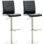 CLP Barhocker, Schwarz, Metall, 40x93x49 cm, Esszimmer, Barm&ouml;bel, Barhocker
