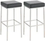 CLP Barhocker, Schwarz, Metall, 37x85x37 cm, Esszimmer, Barm&ouml;bel, Barhocker