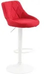 CLP Barhocker, Rot, Metall, 46x83x49 cm, Esszimmer, Barm&ouml;bel, Barhocker